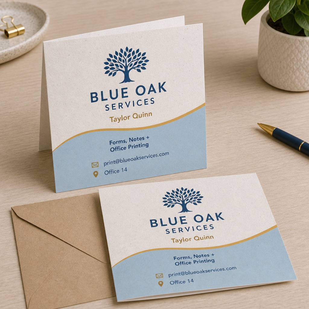 100 lb. Cover Linen Greeting Cards