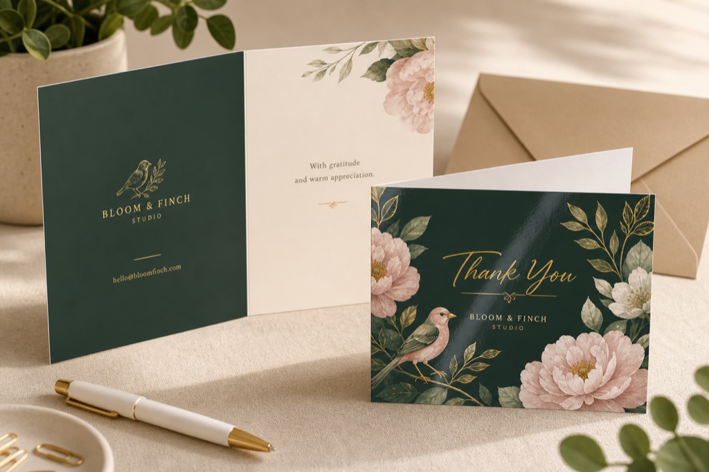 100 lb. Gloss Cover Greeting Cards