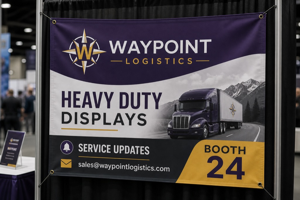 18 oz. Single Sided Blockout Banner