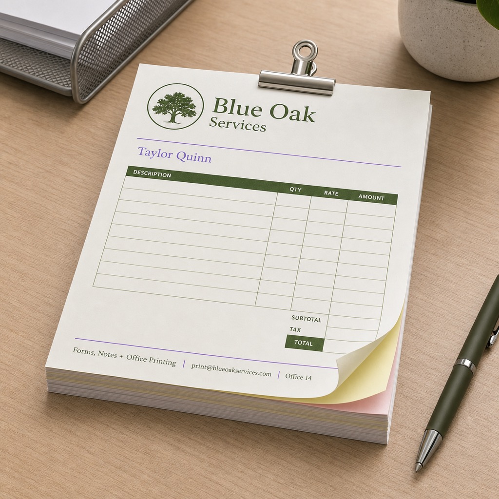 2-part NCR Forms w Variable Numbering