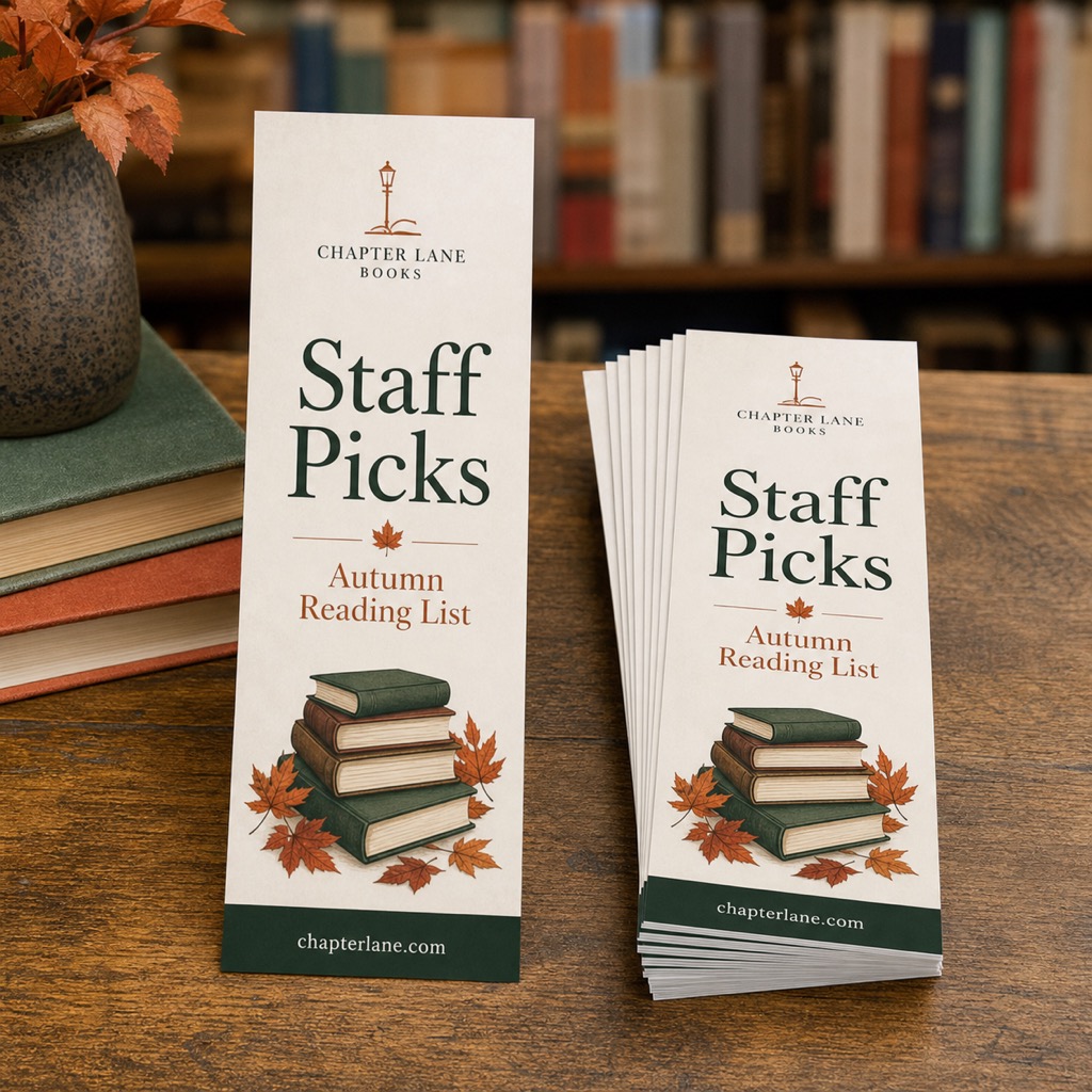 3.5 × 8.5 in. Bookmarks