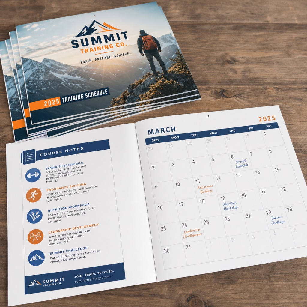 8.5 × 11 in. Calendars