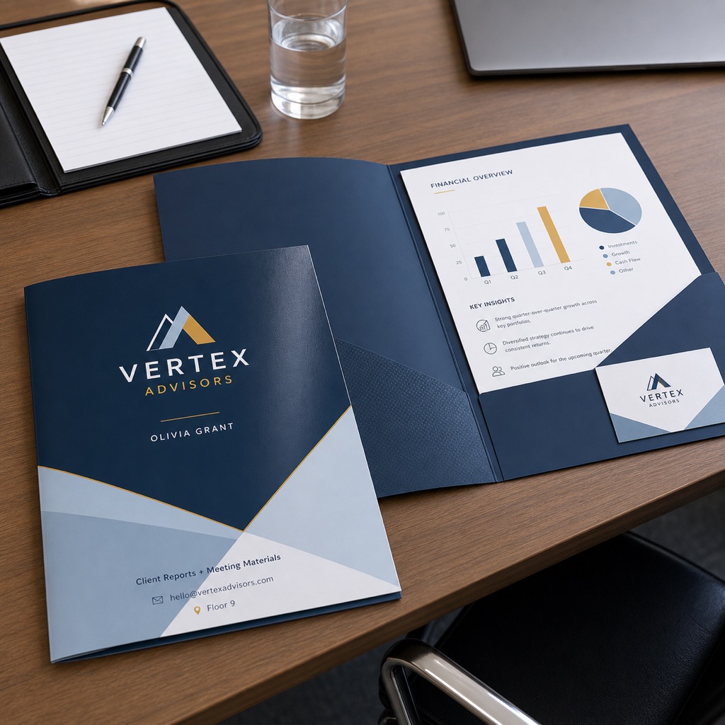 9 × 12 in. Presentation Folder