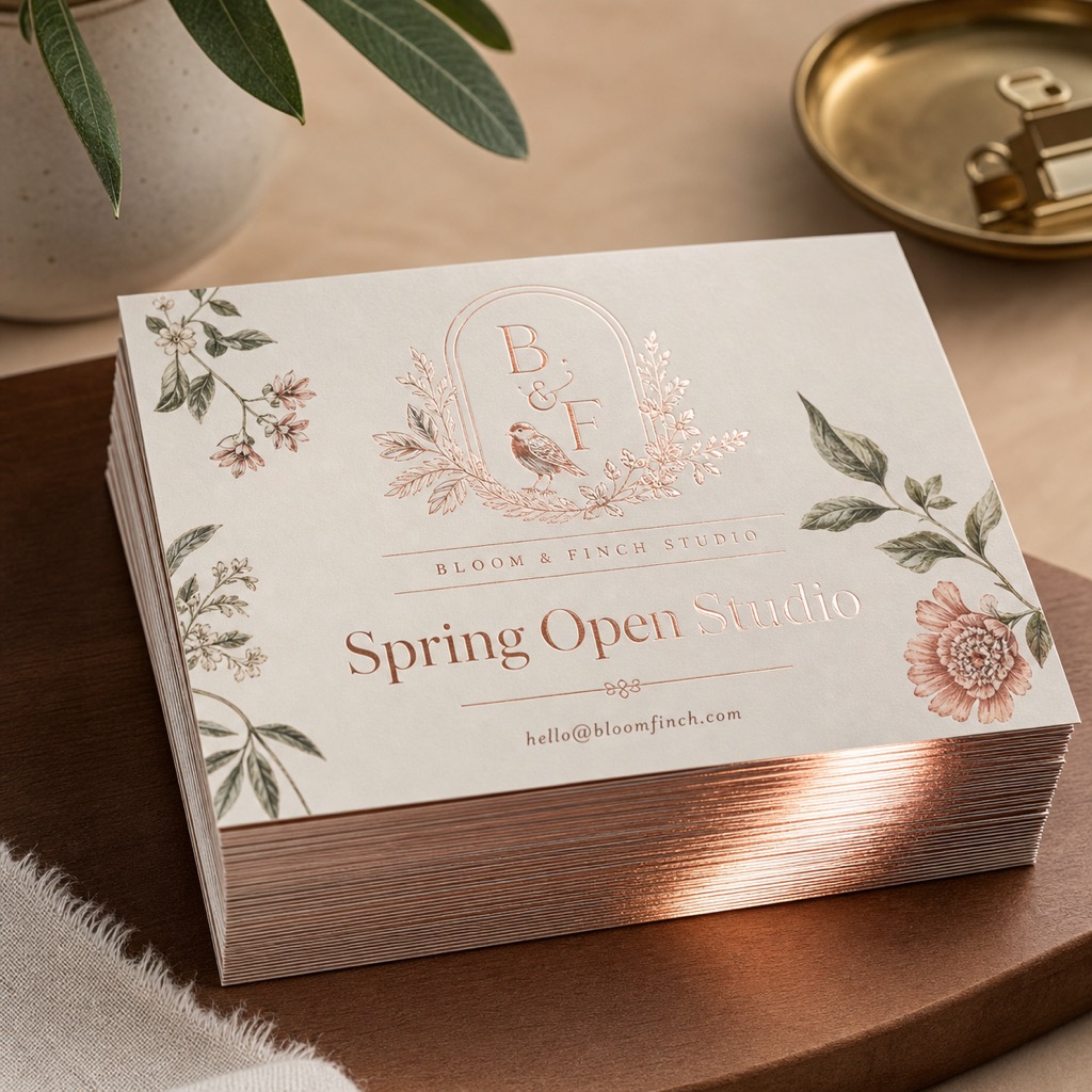 Akuafoil Announcement Cards