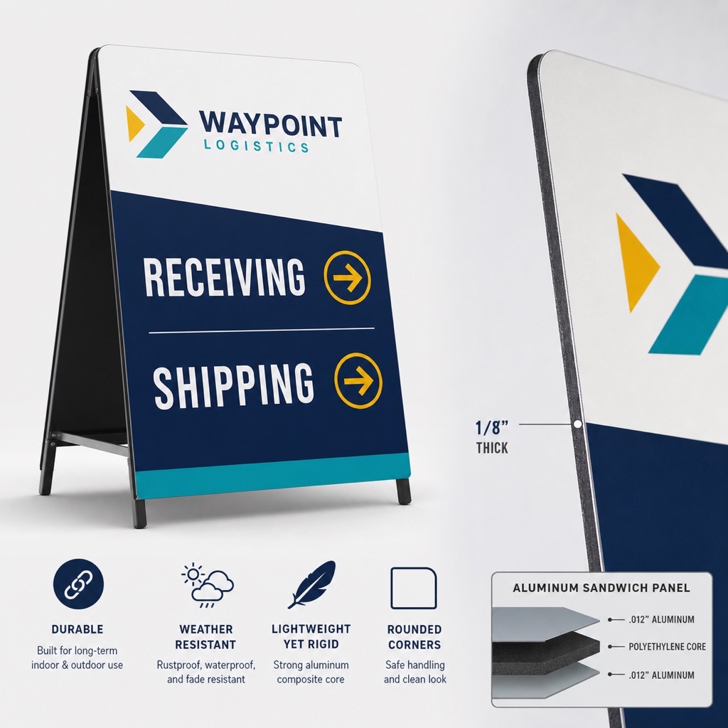 Single and Double Sided Aluminum Sandwich Board