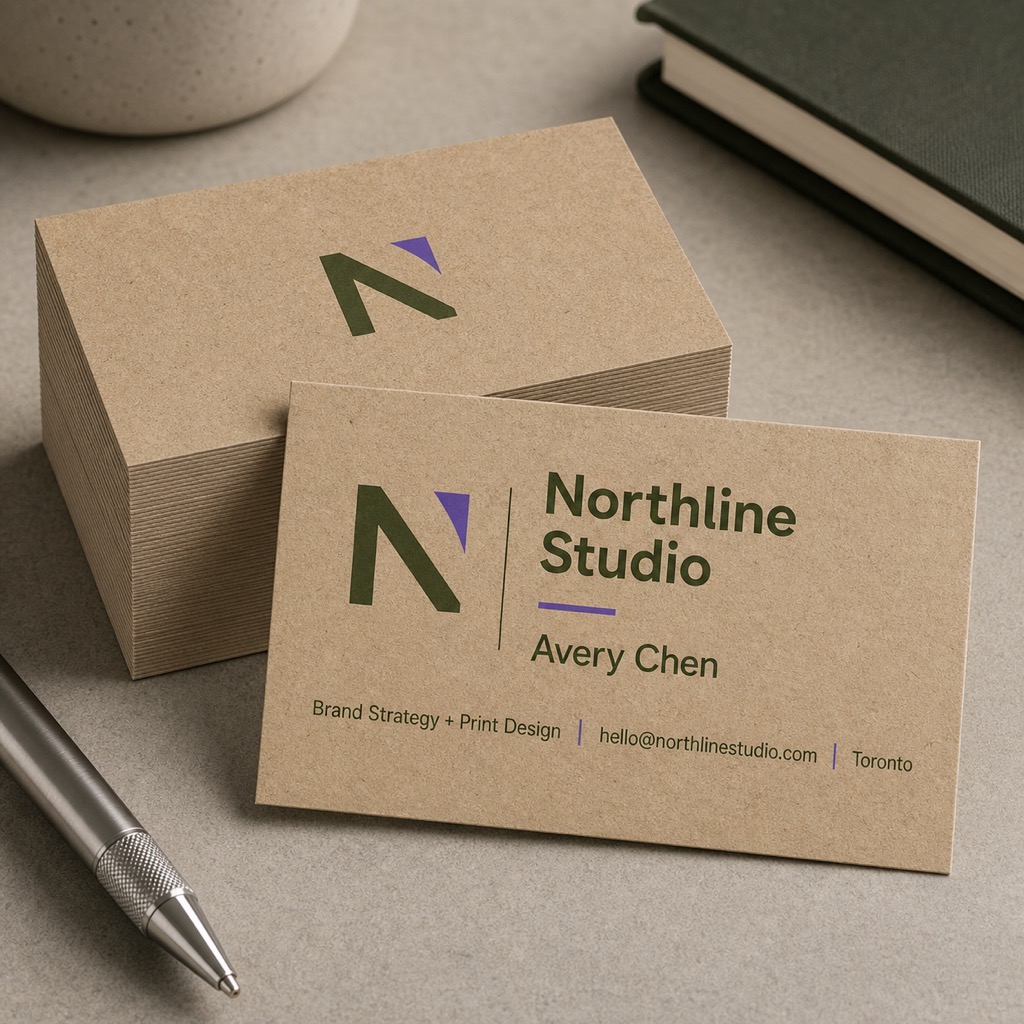 Brown Kraft Business Cards