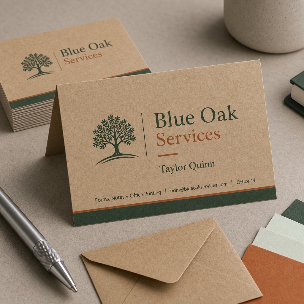 Brown Kraft Greeting Cards