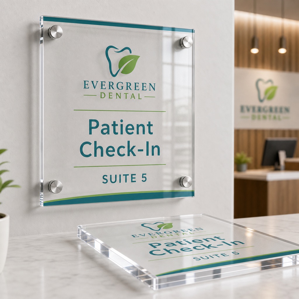Clear Acrylic Signs