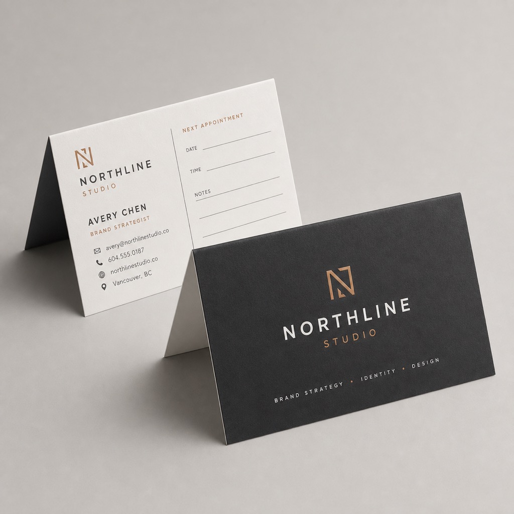 Fold-over Business Cards