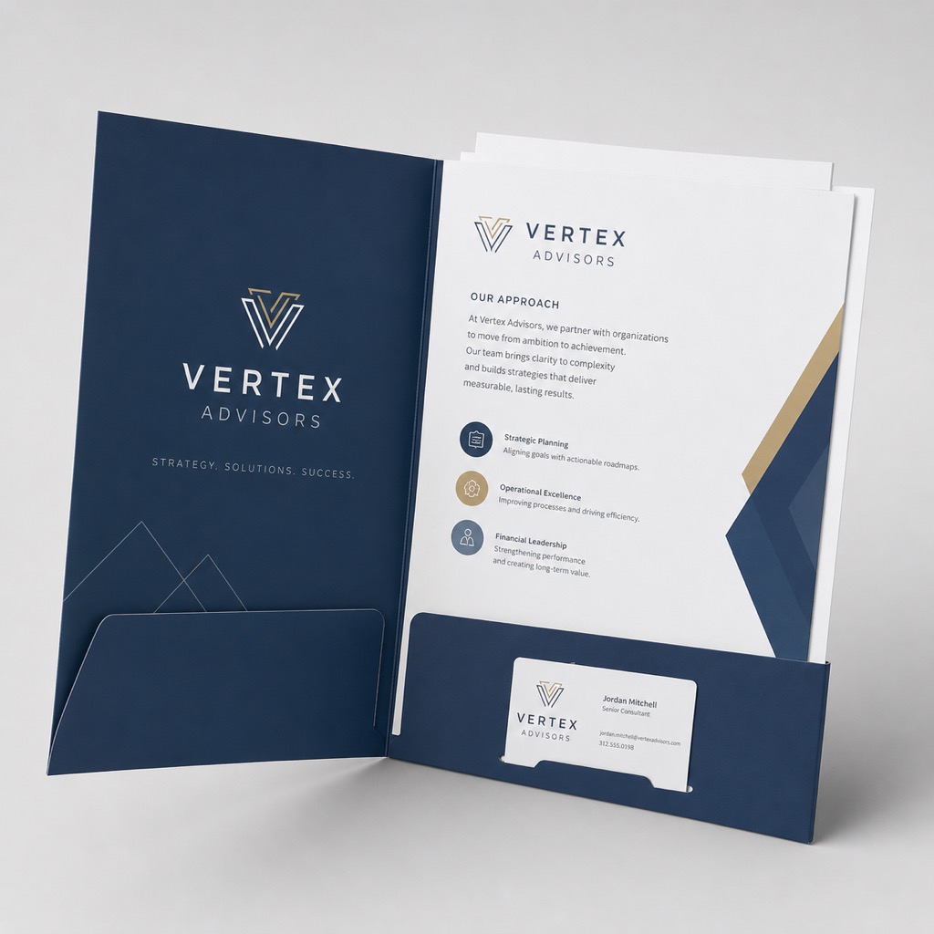 Glue Less 9 × 12 in. Presentation Folder