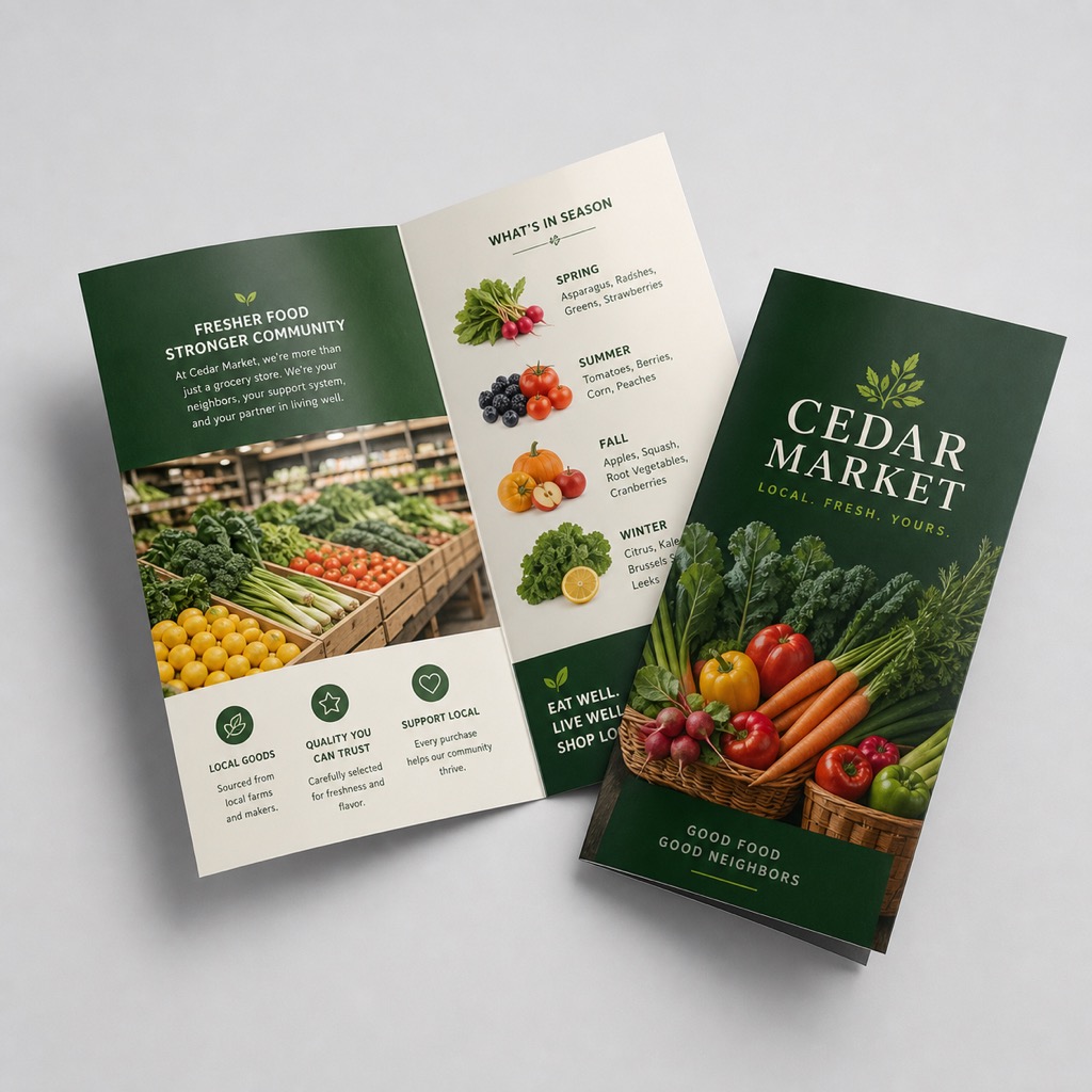 Half Fold Brochures