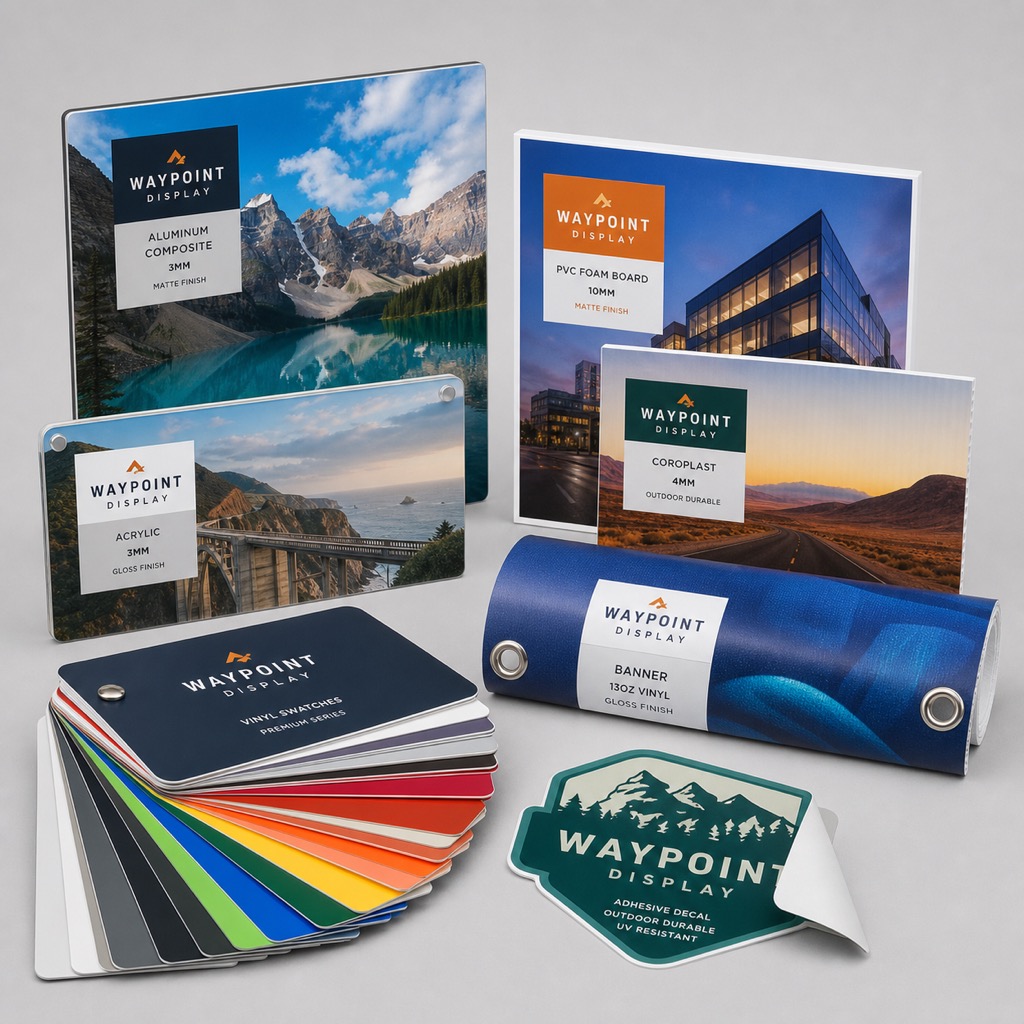 Large Format Product Samples
