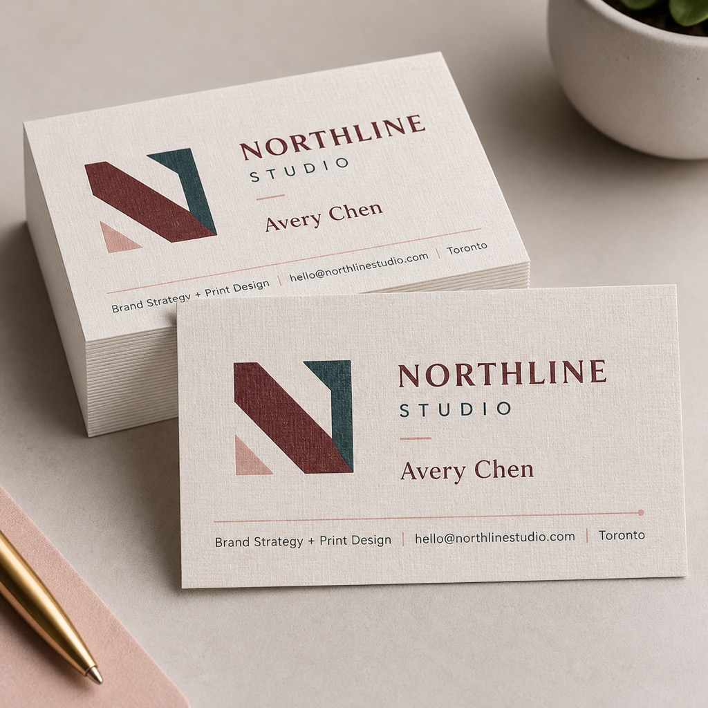 Linen Uncoated Business Cards