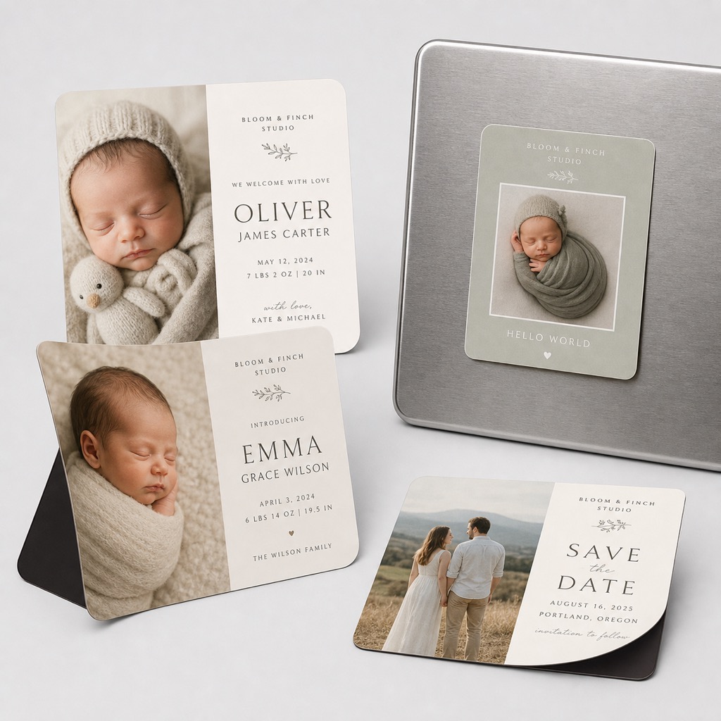 Magnet Announcement Cards