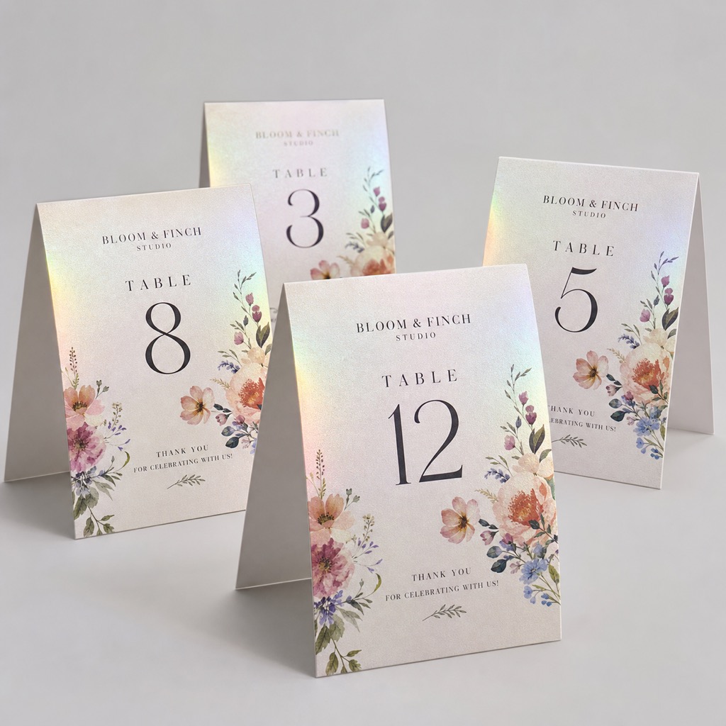 Pearl Table Tents