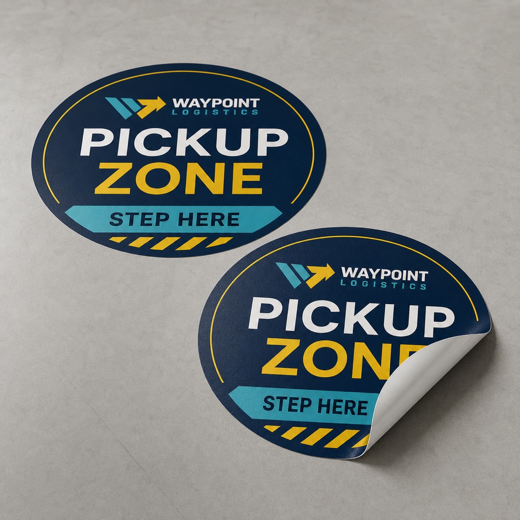 Round Vinyl Floor Graphics