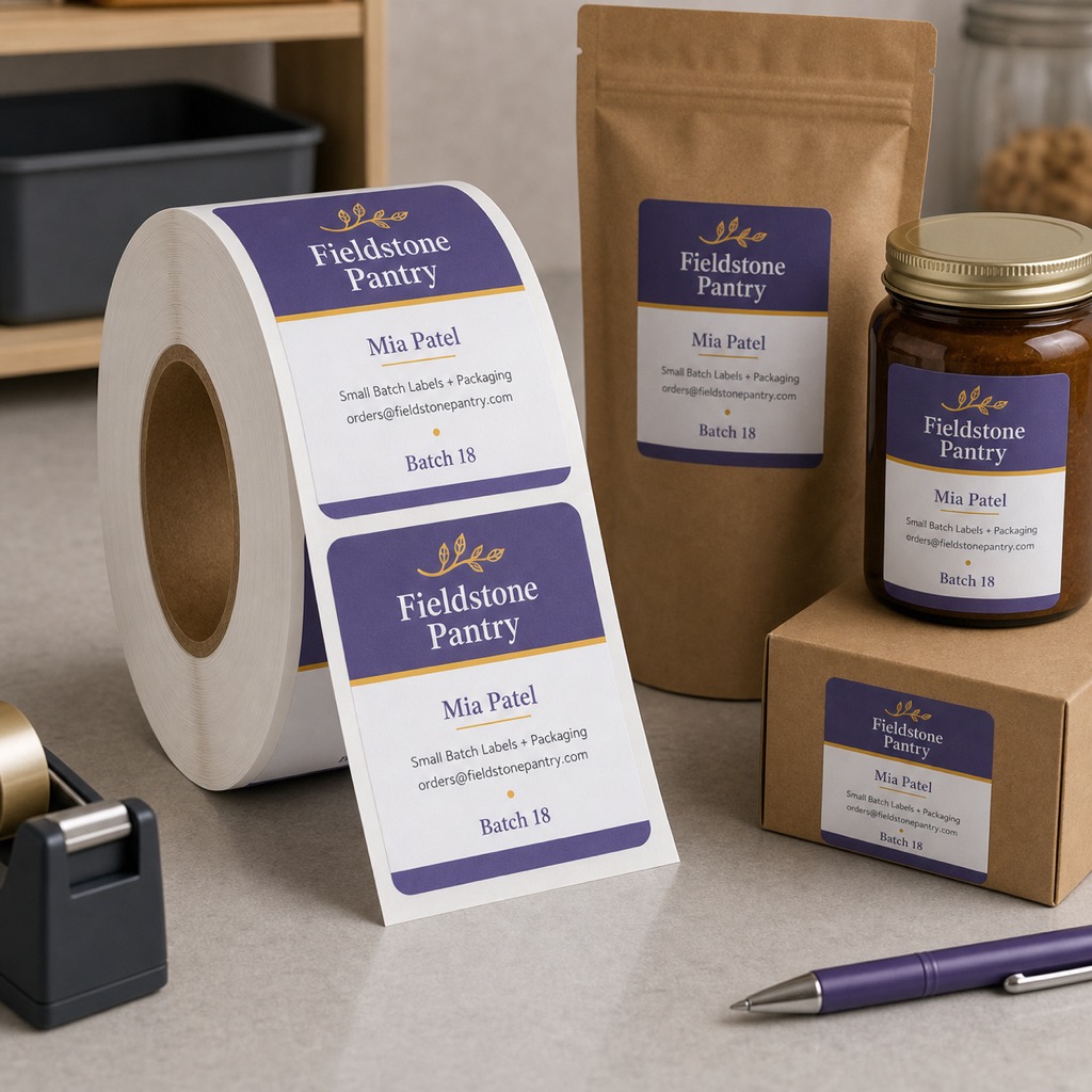 SemiGloss Roll Labels