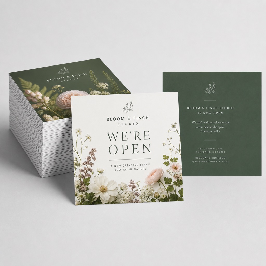 Standard Announcement Cards